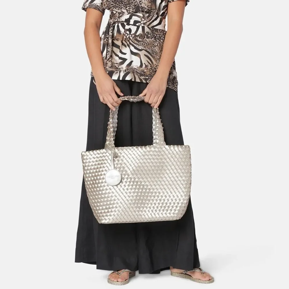 Isle Jacobsen Metallic Tote